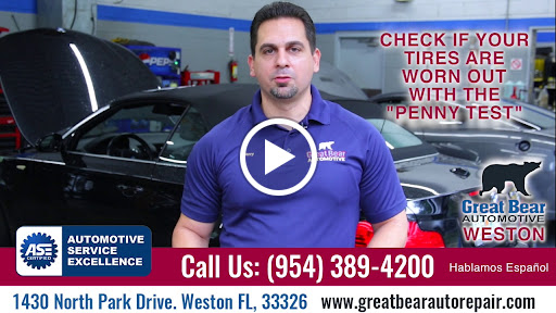 Auto Repair Shop «Great Bear Automotive», reviews and photos, 1430 Northpark Dr, Weston, FL 33326, USA