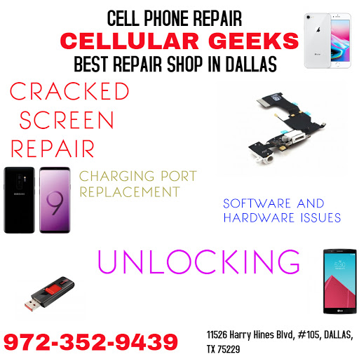 Cell Phone Store «CELLULAR GEEKS Cell Phones and Computers», reviews and photos, 11526 Harry Hines Blvd #105, Dallas, TX 75229, USA