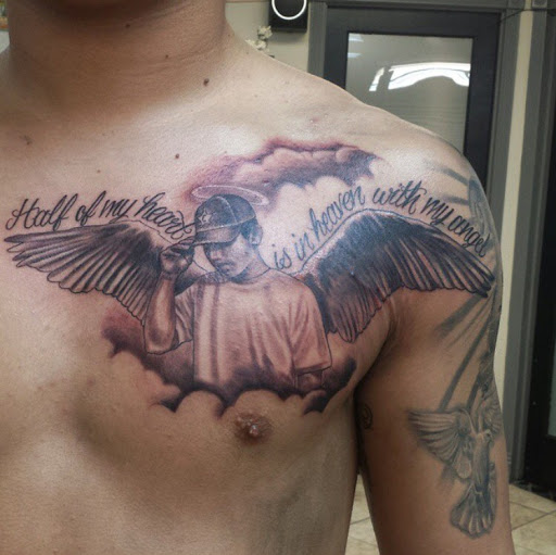 Explore submissive tattoo ideas, creative tattoo ideas in San Diego, available at Sideshow Tattoo and Piercing