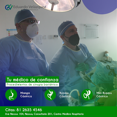 Bariatra en Hospitaria - Dr Eduardo Velázquez Peraza