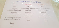 Restaurant créole Le Domaine de La Petite Métisse à Gravelines (la carte)