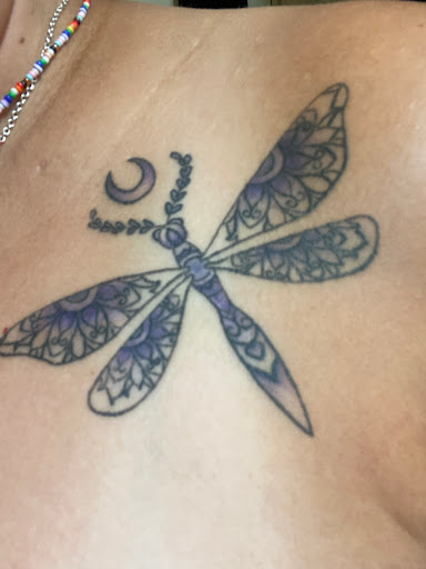 Explore cute girl tattoo ideas, creative tattoo ideas in Toledo, available at Art Bound Studio