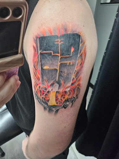 Explore digimon tattoo ideas, creative tattoo ideas in Monroe, available at Vivid Art Tattoos