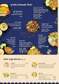 Carte du Bento Sushi & Thai | Restaurant japonais et thailandais à Bayonne à Bayonne
