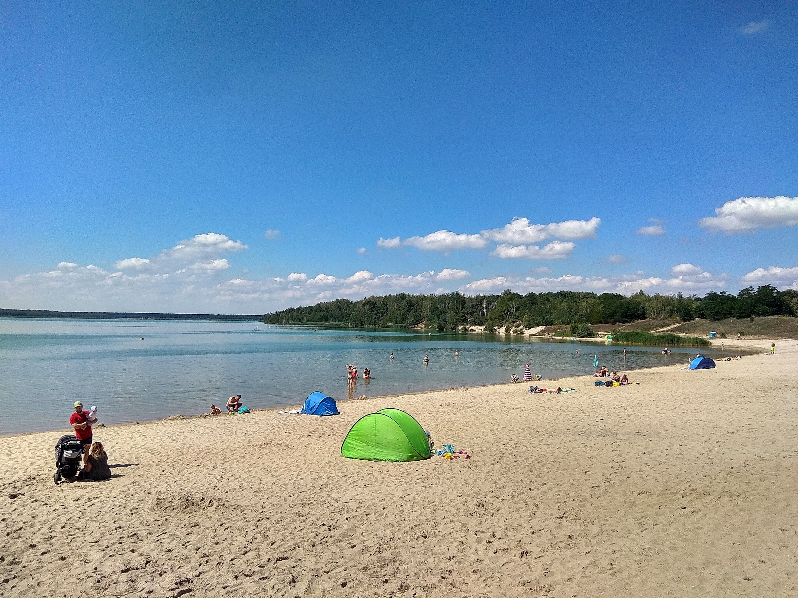 Foto von Badestrand Partwitzer See - beliebter Ort unter Entspannungskennern