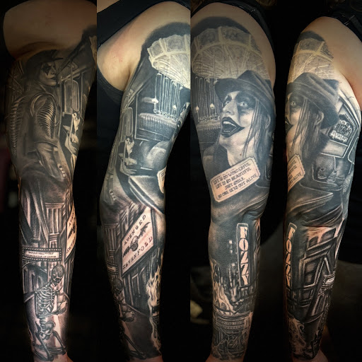 Explore retro tattoo ideas, creative tattoo ideas in Wheeling, available at SPFX Tattoo