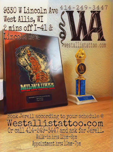 Explore scalp tattoo ideas, creative tattoo ideas in Milwaukee, available at West Allis Tattoo & Gallery Tattoo Shop Milwaukee