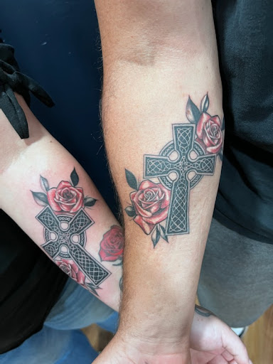 Explore triple moon finger tattoo ideas, creative tattoo ideas in Getzville, available at Grit And Stone Tattoo