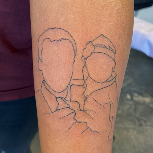 Explore up tattoo ideas, creative tattoo ideas in Raleigh, available at Raleigh Tattoo Company