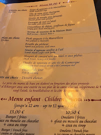 L'Escaladou à Arles menu