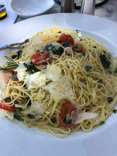 This delicious dish is the capellini Al pomodoro