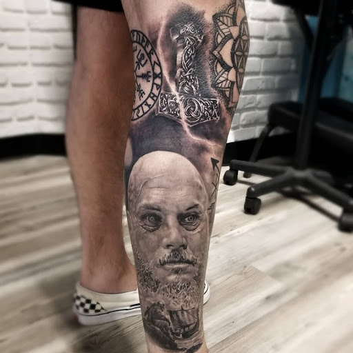 Explore father and son tattoos ideas, creative tattoo ideas in Utica, available at Watchtower Tattoo Company