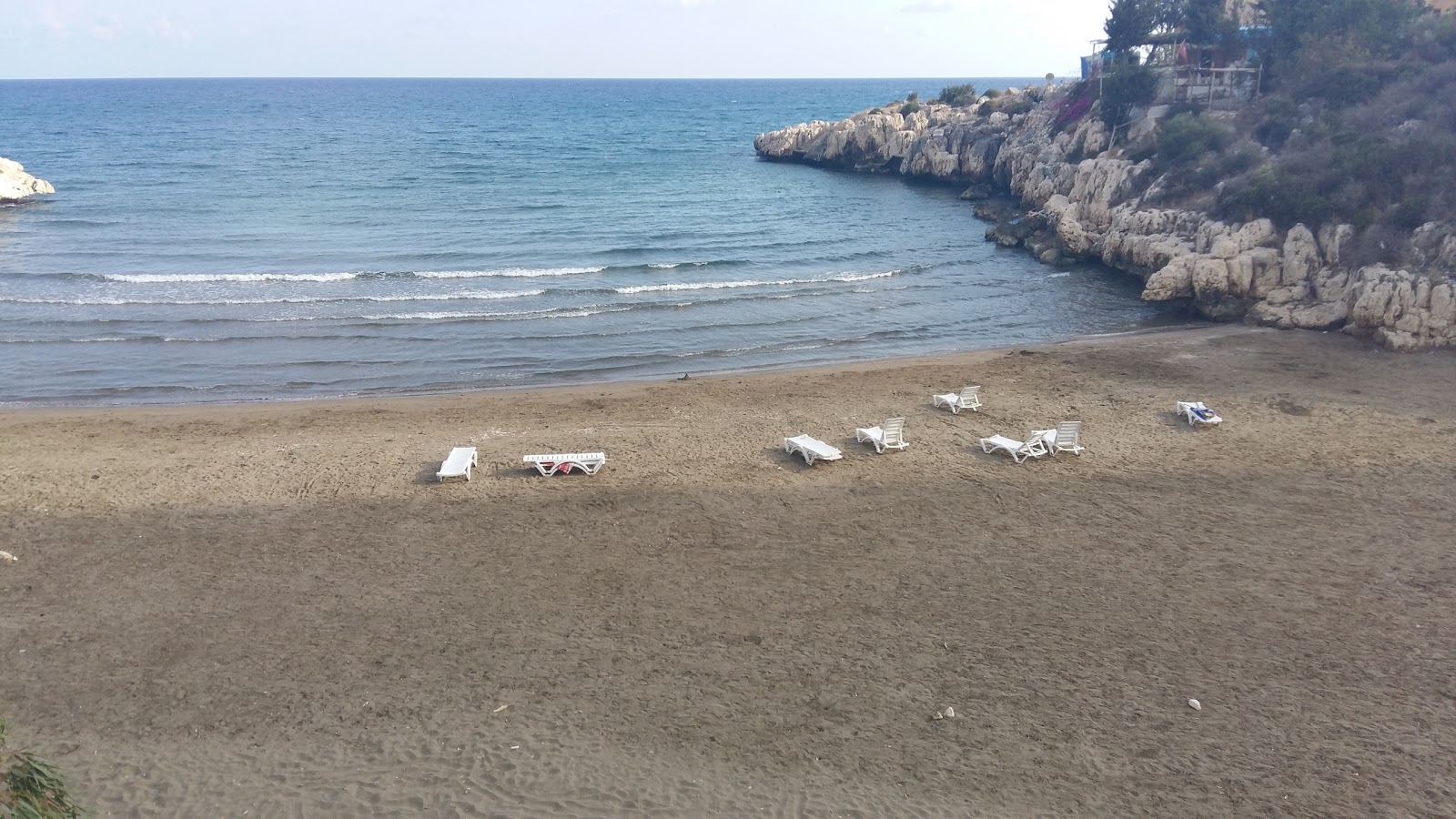 Foto van Sultankoy beach en de nederzetting