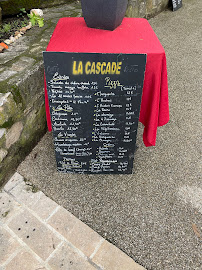 Menu du Restaurant La Cascade à Sillans-la-Cascade