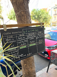 Carte du Le Sa'vane Café Menton à Menton