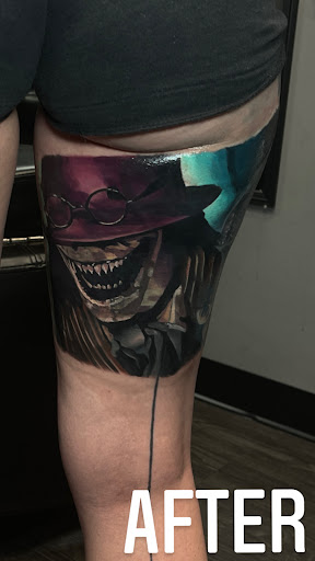 Explore warlock tattoo ideas, creative tattoo ideas in Glendale, available at PRINCE ART AND INK