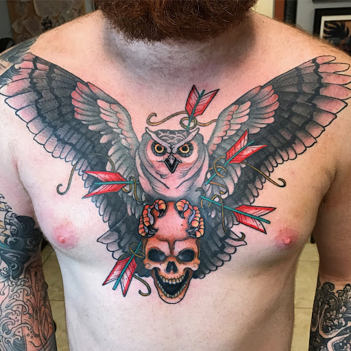 Explore heart attack tattoo ideas, creative tattoo ideas in Wappingers Falls, available at Twin Tides Tattoo