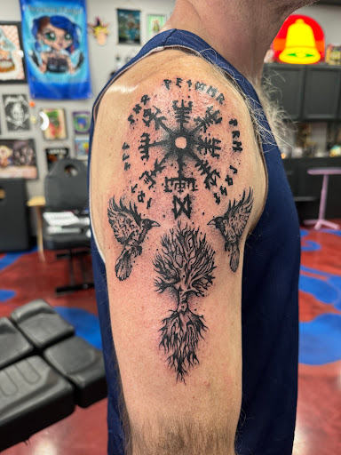 Explore fine line tattoo ideas men, creative tattoo ideas in Sykesville, available at Red and Blue Tattoo