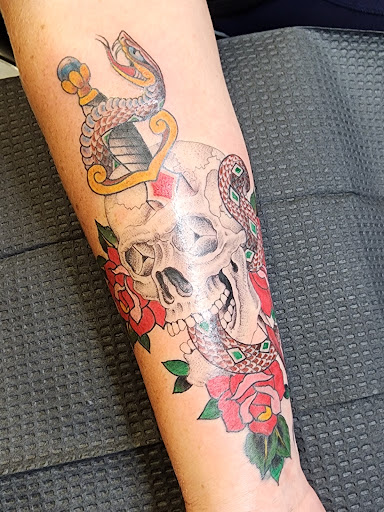 Explore baptism tattoo ideas, creative tattoo ideas in Georgetown, available at Iron Rite Tattoo South