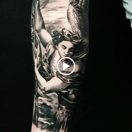 Explore sibling tattoo ideas for 2, creative tattoo ideas in Warren, available at Dark Horse Tattoo Co. LLC.