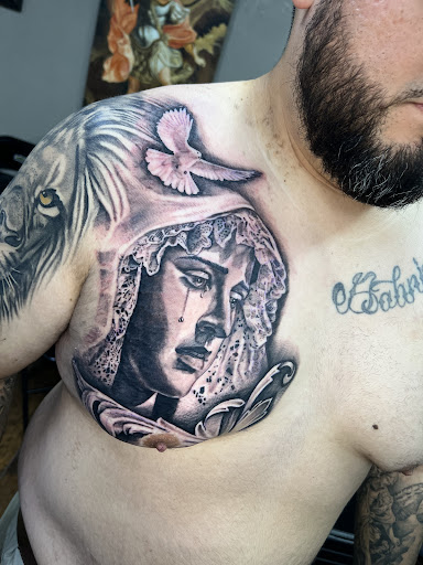 Explore coldplay tattoo ideas, creative tattoo ideas in Roanoke, available at Saint Cecilias Art Studio