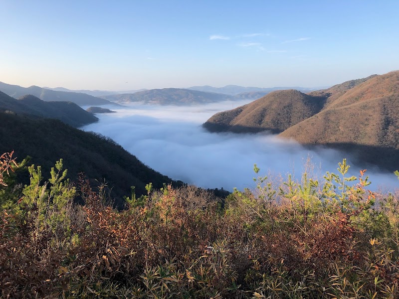 雲海が見える展望所