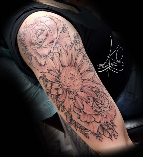 Explore hana tattoo ideas, creative tattoo ideas in Nashville, available at Titan Tattoo