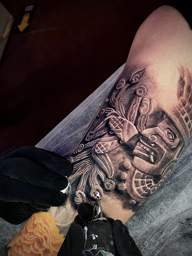 Explore mustang tattoo ideas, creative tattoo ideas in Astoria, available at Xolotl Tattoo Gallery