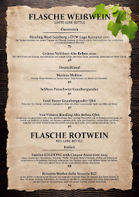 Menu / carte de Die Laterne à Pirna