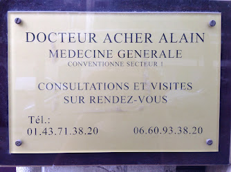 Felix Alain Acher - Généraliste