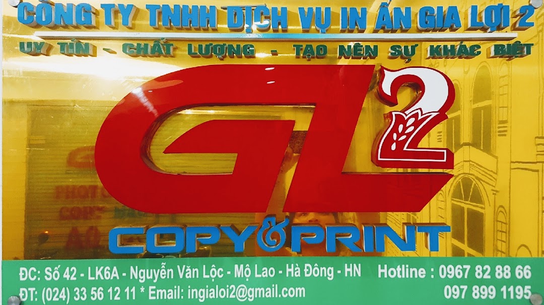 Công Ty In Gia Lợi 2