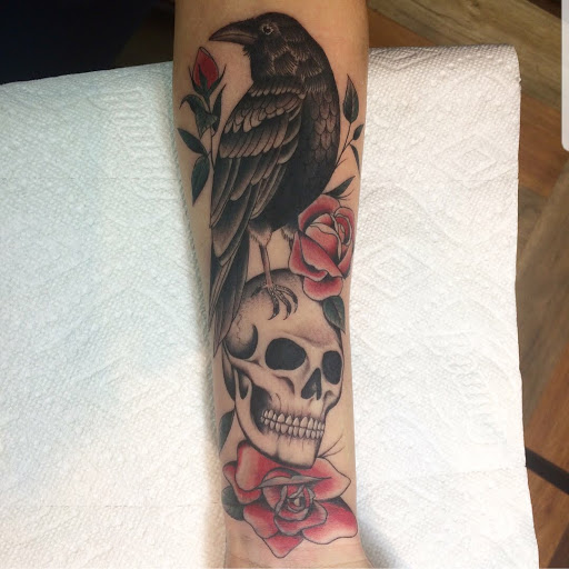 Find boob tattoo ideas for your next unique tattoo in Glenside at Iron Will Tattoo Club