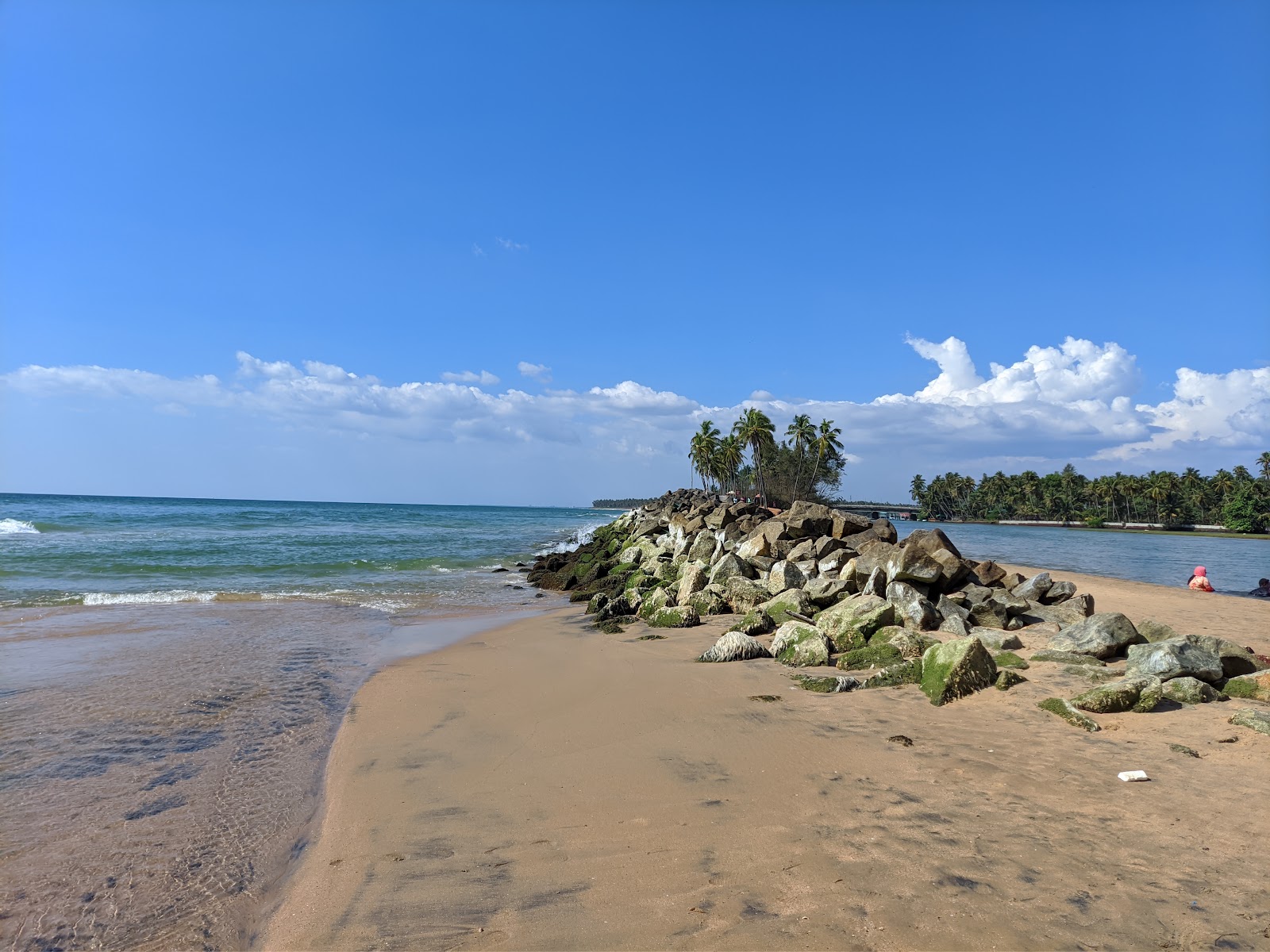 Foto van Kappil Beach met recht en lang