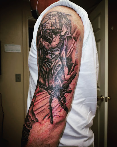 Explore cover up tattoo ideas for upper back, creative tattoo ideas in Puyallup, available at Get Right Studios