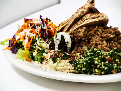 Razan's Organic Kitchen traditional and classic shawarma.