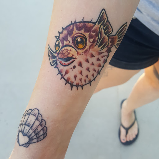 Explore side leg tattoo ideas, creative tattoo ideas in Palm Coast, available at Elite Custom Tattooing