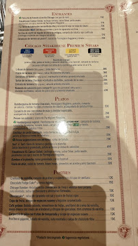 The Steakhouse à Chessy menu