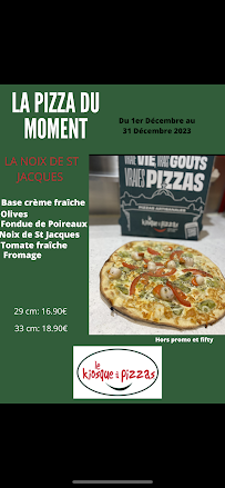 Menu / carte de Le Kiosque à Pizzas Saint Loubès à Saint-Loubès