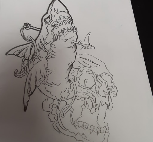 Explore mermaid tattoo ideas, creative tattoo ideas in Cherokee, available at Indian Ink Tattoo Studio