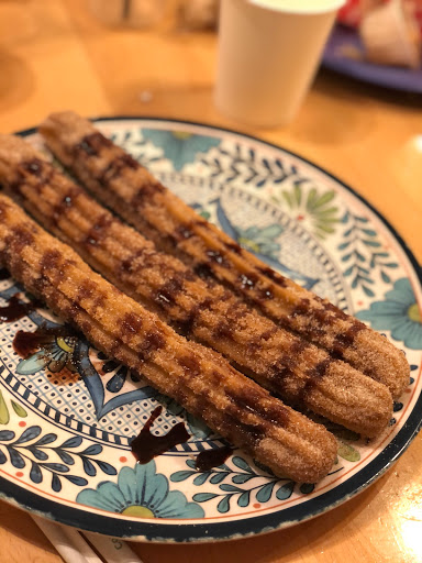 Churros with chocolate in Vancouver
