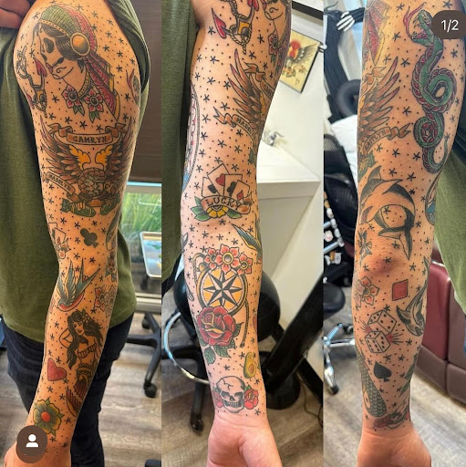 Explore percy jackson tattoo ideas, creative tattoo ideas in Virginia Beach, available at Sandbridge Tattoo