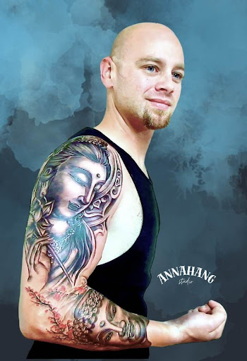 Explore red string of fate tattoo ideas, creative tattoo ideas in Garden Grove, available at Anna Hang Tattoo