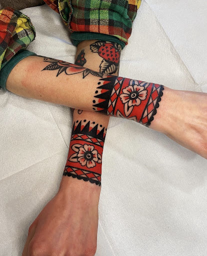 Explore tattoo ideas initials, creative tattoo ideas in Glenside, available at Iron Will Tattoo Club