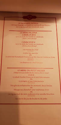 La Vacherie à Nantes menu