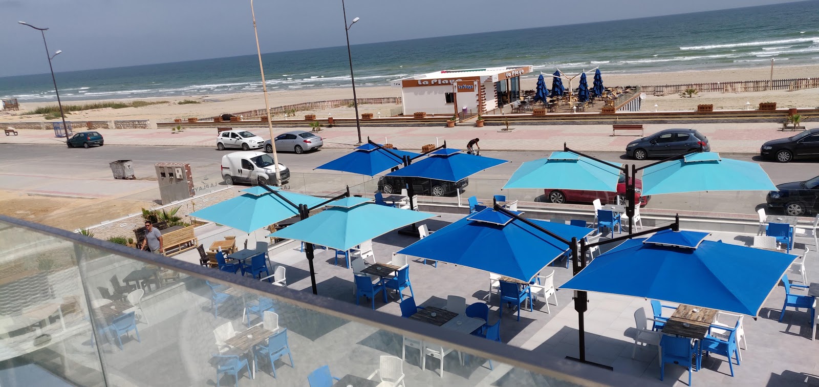 Foto van D'Oudref II beach met recht en lang