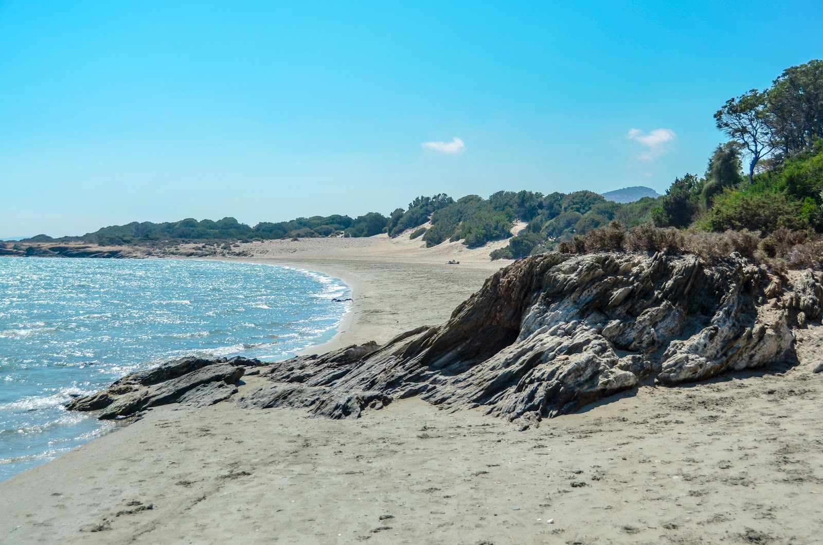Psili Ammos Plajı'in fotoğrafı çok temiz temizlik seviyesi ile