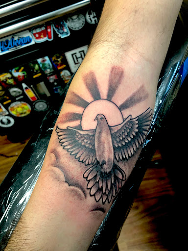 Explore back of thigh tattoo ideas, creative tattoo ideas in Amarillo, available at Tattoo Spa LLC