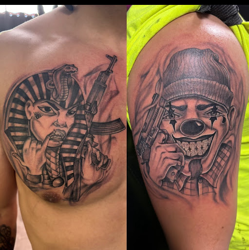 Explore teddy bear tattoo ideas, creative tattoo ideas in Orange Park, available at Big City Tattoo and Piercing