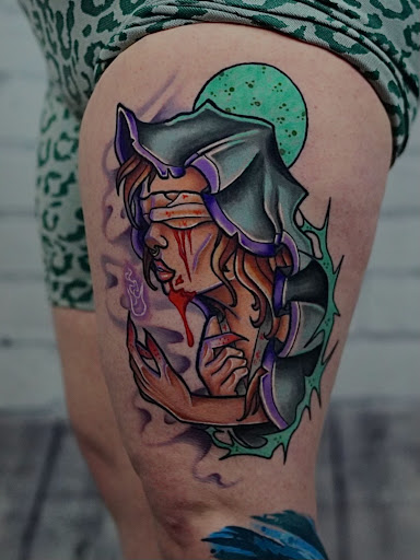 Explore eevee tattoo ideas, creative tattoo ideas in Murrysville, available at IRON QUILL SOCIAL CLUB