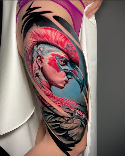 Explore blessing tattoo ideas, creative tattoo ideas in Costa Mesa, available at Cleopatra INK Tattoo & Piercing shop Orange County